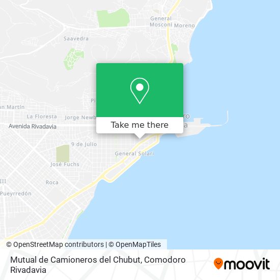 Mutual de Camioneros del Chubut map