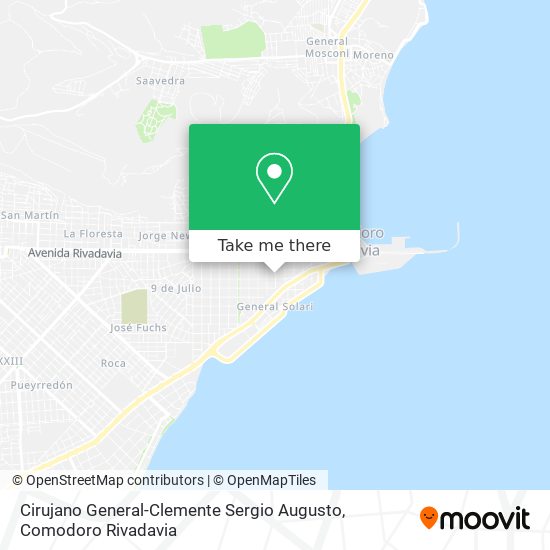 Cirujano General-Clemente Sergio Augusto map