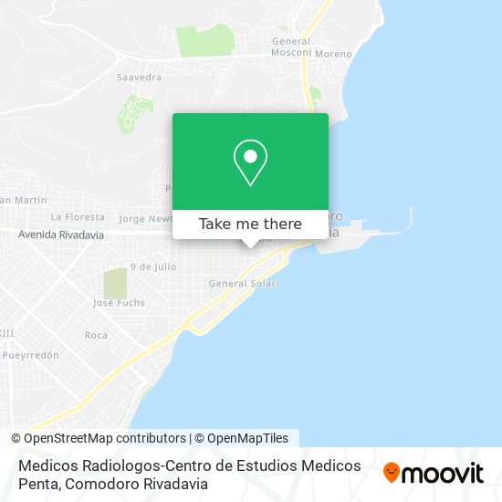 Medicos Radiologos-Centro de Estudios Medicos Penta map