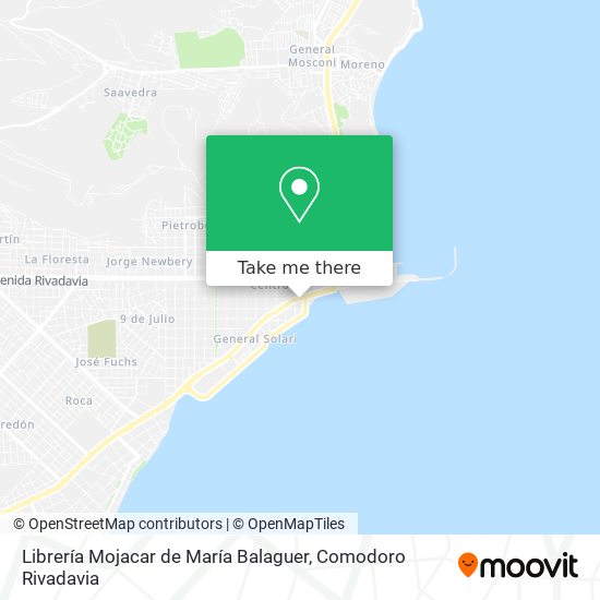 Librería Mojacar de María Balaguer map