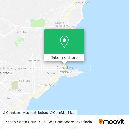 Banco Santa Cruz - Suc. Cdr map