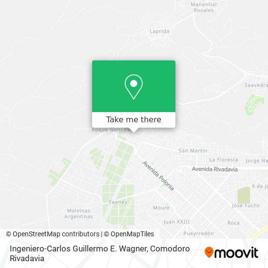 Mapa de Ingeniero-Carlos Guillermo E. Wagner