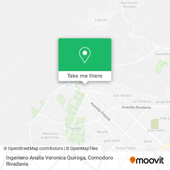 Ingeniero-Analía Veronica Quiroga map