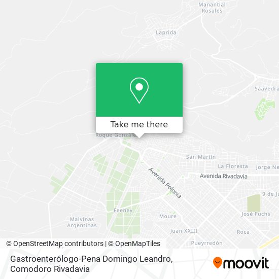 Gastroenterólogo-Pena Domingo Leandro map