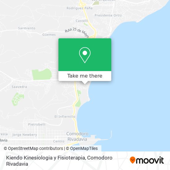 Kiendo Kinesiologia y Fisioterapia map