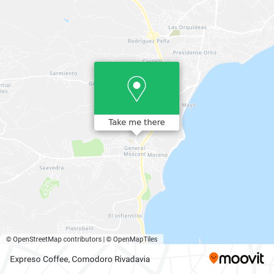 Expreso Coffee map