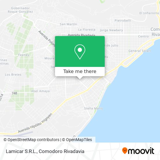 Lamicar S.R.L. map