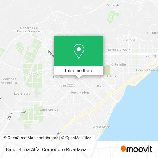 Bicicleteria Alfa map