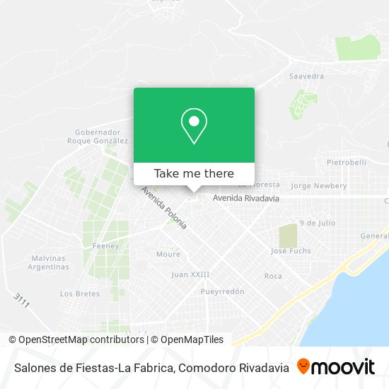 Salones de Fiestas-La Fabrica map