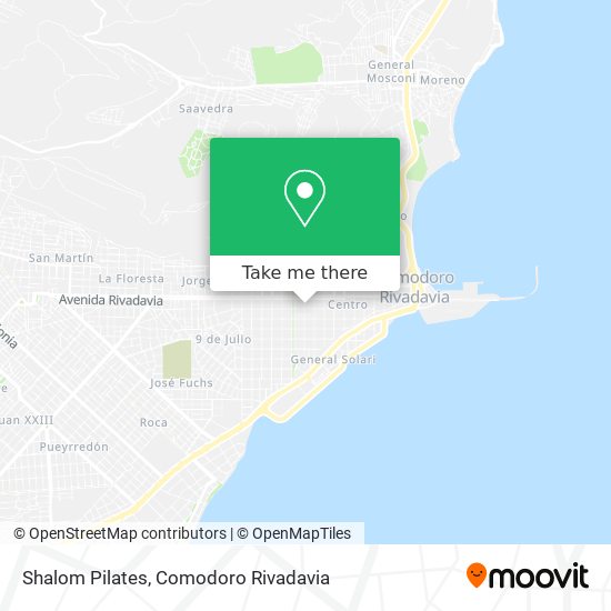 Shalom Pilates map