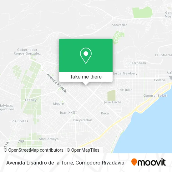 Avenida Lisandro de la Torre map