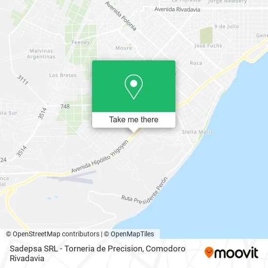 Sadepsa SRL - Torneria de Precision map