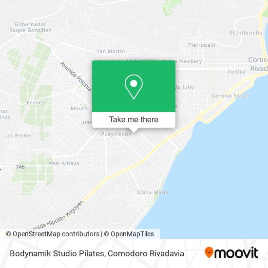 Mapa de Bodynamik Studio Pilates