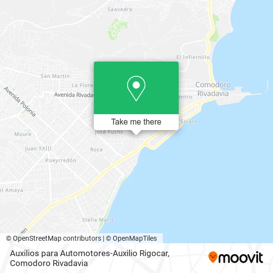 Mapa de Auxilios para Automotores-Auxilio Rigocar
