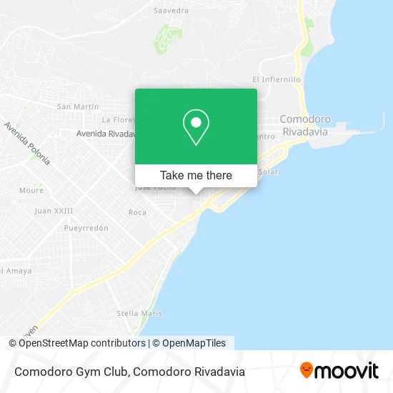 Comodoro Gym Club map