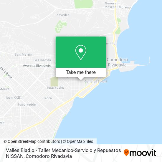 Valles Eladio - Taller Mecanico-Servicio y Repuestos NISSAN map