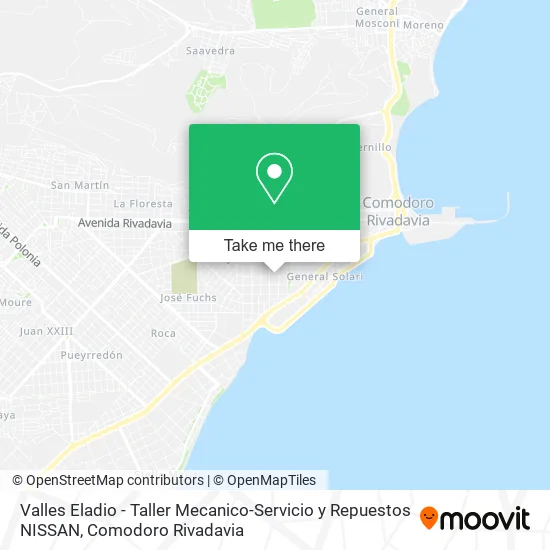 Valles Eladio - Taller Mecanico-Servicio y Repuestos NISSAN map