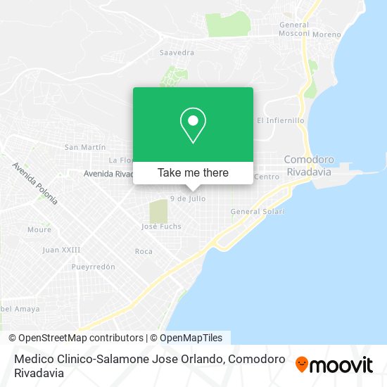 Medico Clinico-Salamone Jose Orlando map