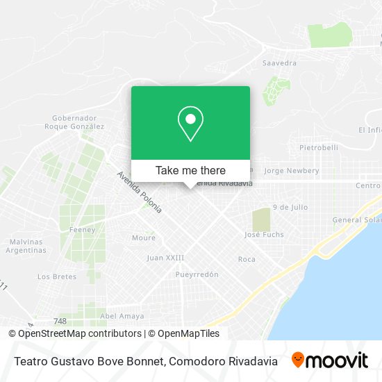 Teatro Gustavo Bove Bonnet map