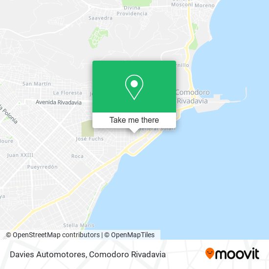 Davies Automotores map