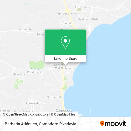 Barbería Atlántico map