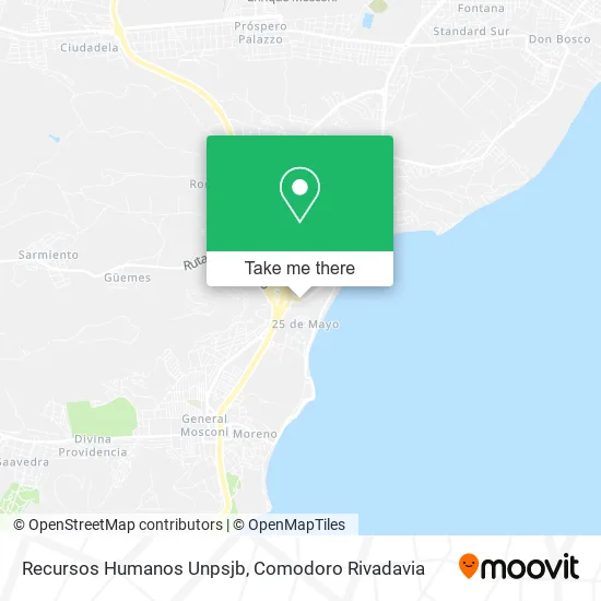 Recursos Humanos Unpsjb map