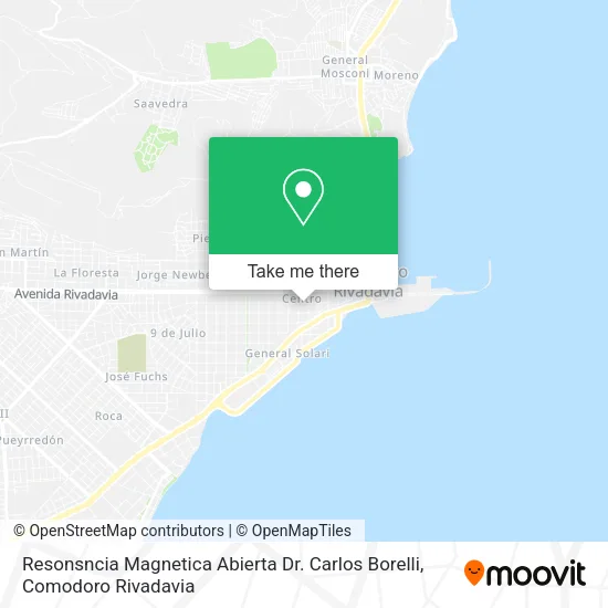 Mapa de Resonsncia Magnetica Abierta Dr. Carlos Borelli