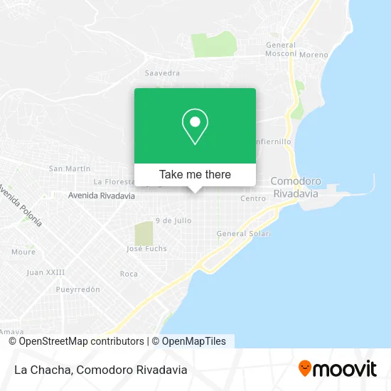 La Chacha map
