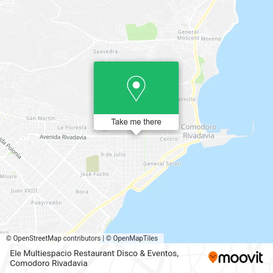 Mapa de Ele Multiespacio Restaurant Disco & Eventos