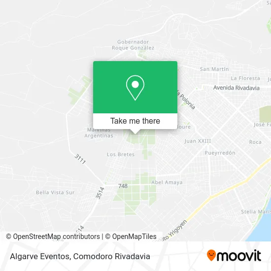 Algarve Eventos map
