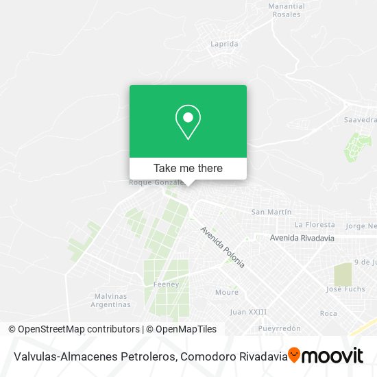 Valvulas-Almacenes Petroleros map