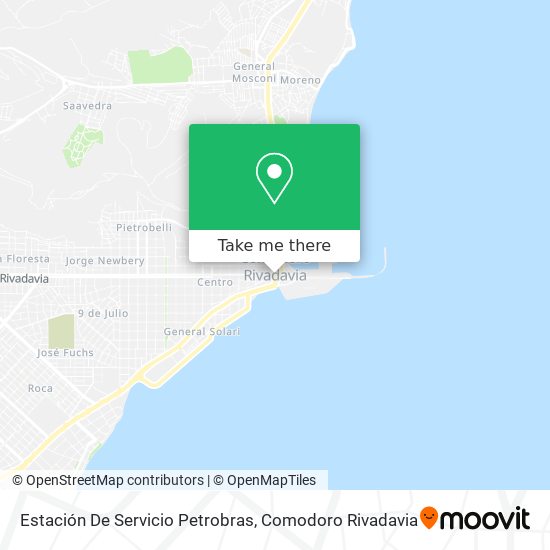 Mapa de Estación De Servicio Petrobras