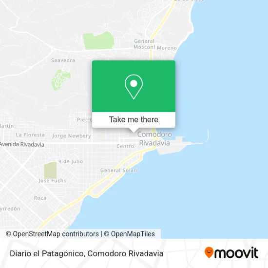 Diario el Patagónico map