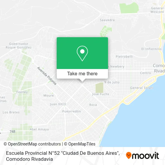 Mapa de Escuela Provincial N°52 "Ciudad De Buenos Aires"