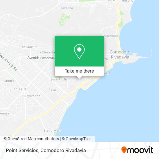 Point Servicios map