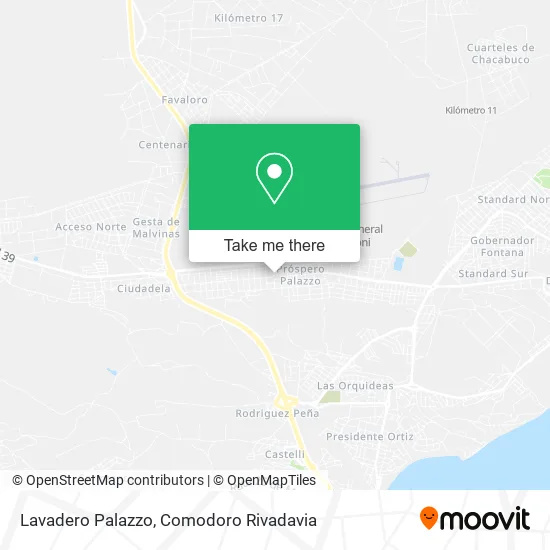 Mapa de Lavadero Palazzo