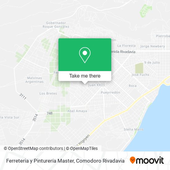 Ferreteria y Pinturería Master map