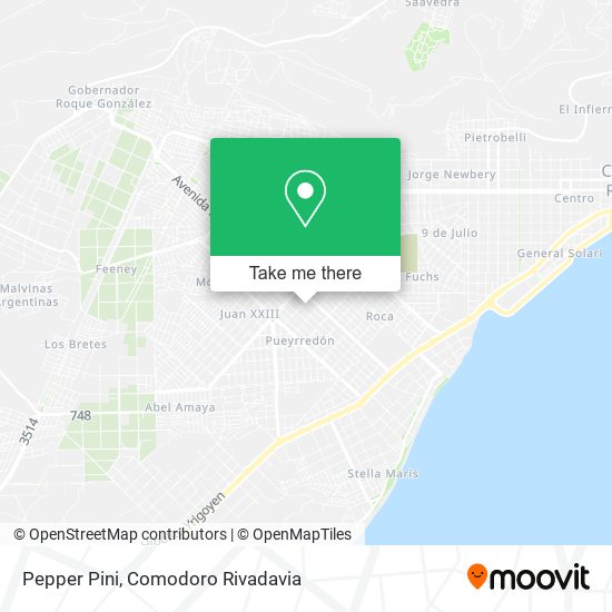 Pepper Pini map