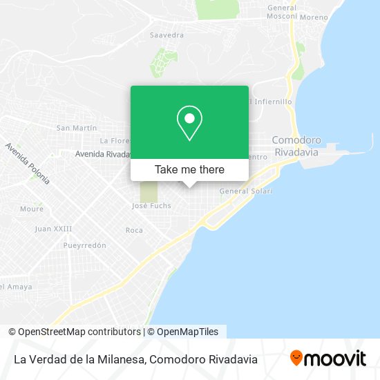 Mapa de La Verdad de la Milanesa