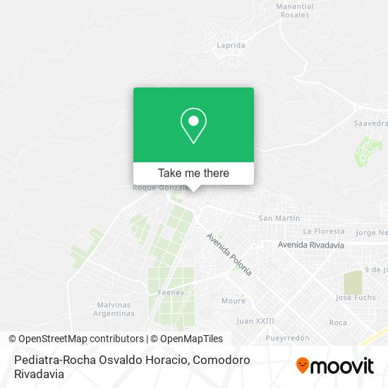 Pediatra-Rocha Osvaldo Horacio map