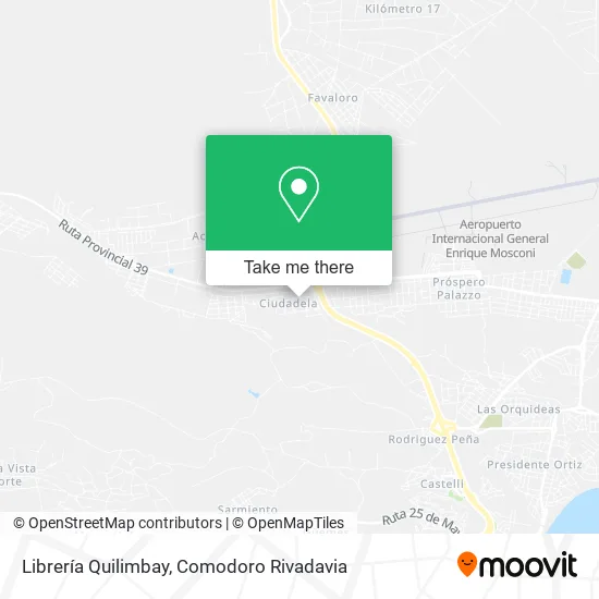 Mapa de Librería Quilimbay
