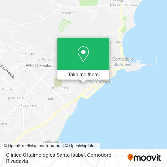 Mapa de Clinica Oftalmologica Santa Isabel
