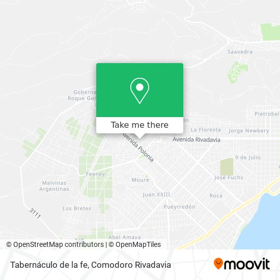Tabernáculo de la fe map