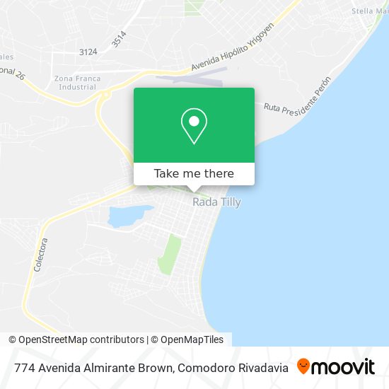 774 Avenida Almirante Brown map