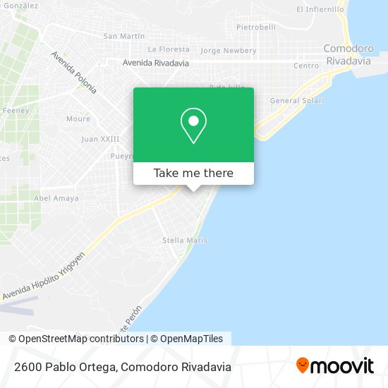 2600 Pablo Ortega map