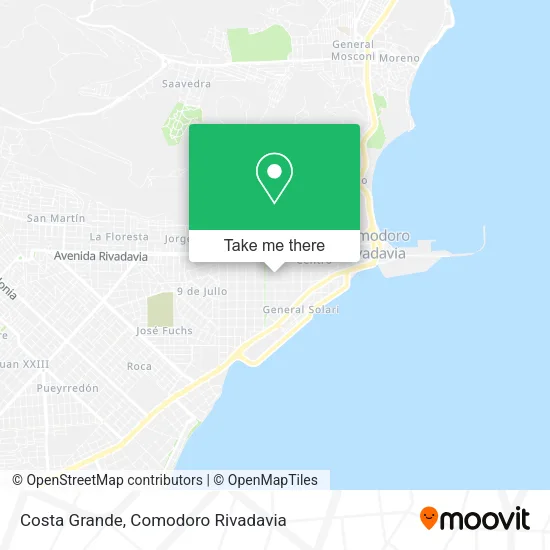 Costa Grande map