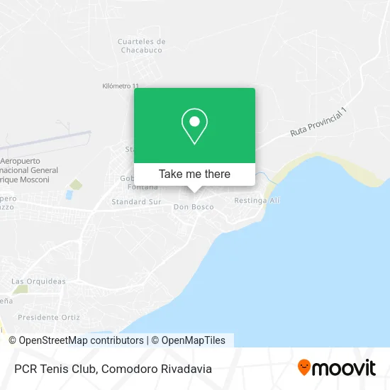 PCR Tenis Club map