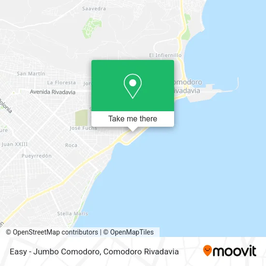 Mapa de Easy - Jumbo Comodoro