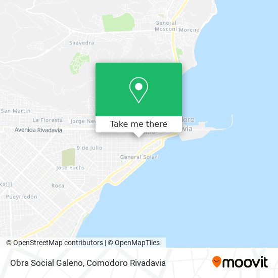 Obra Social Galeno map