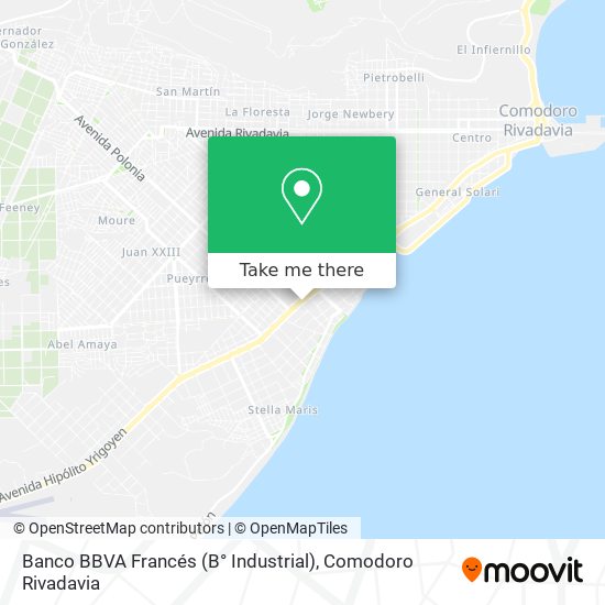 Banco BBVA Francés (B° Industrial) map